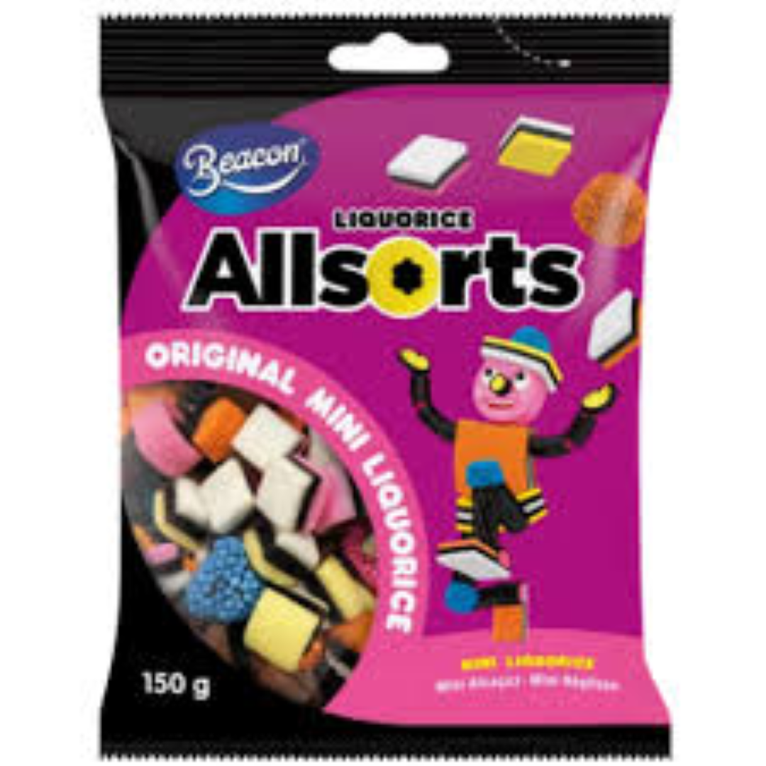 BEACON ALLSORTS ORIGINAL LIQUORICE 150G